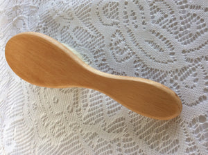 GOATS HAIR and WOOD  BABY BRUSH